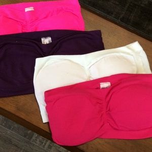 💜 NWOT Plum Purple Bandeau w/pads